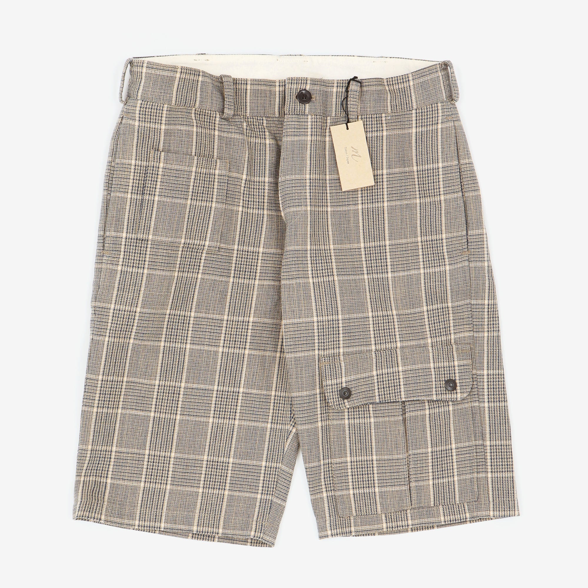 Check Cotton Shorts