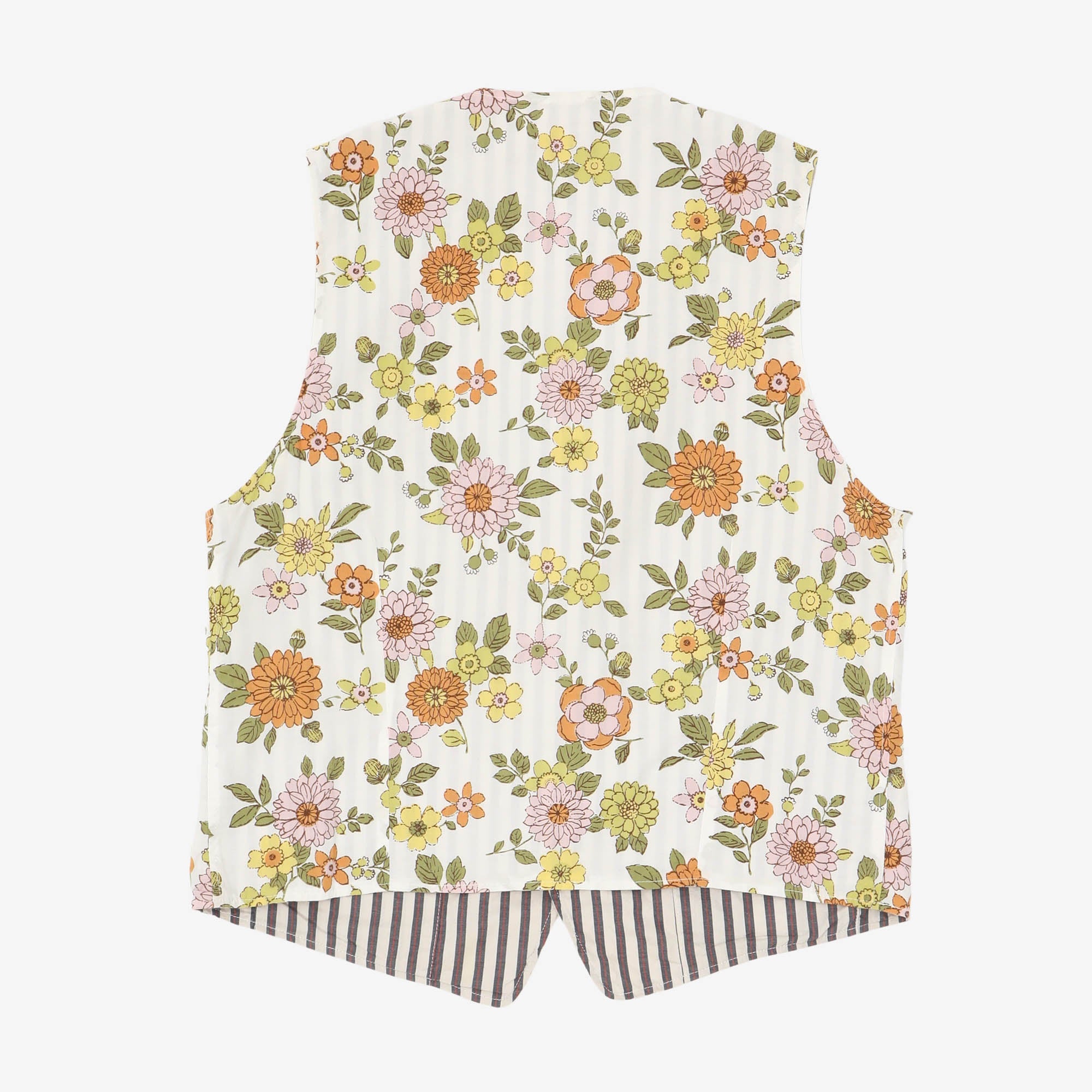 Reversible Flower Print Vest