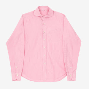 Cut Away Collar Check Shirt