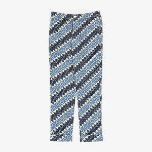 Patterned Drawstring Trousers