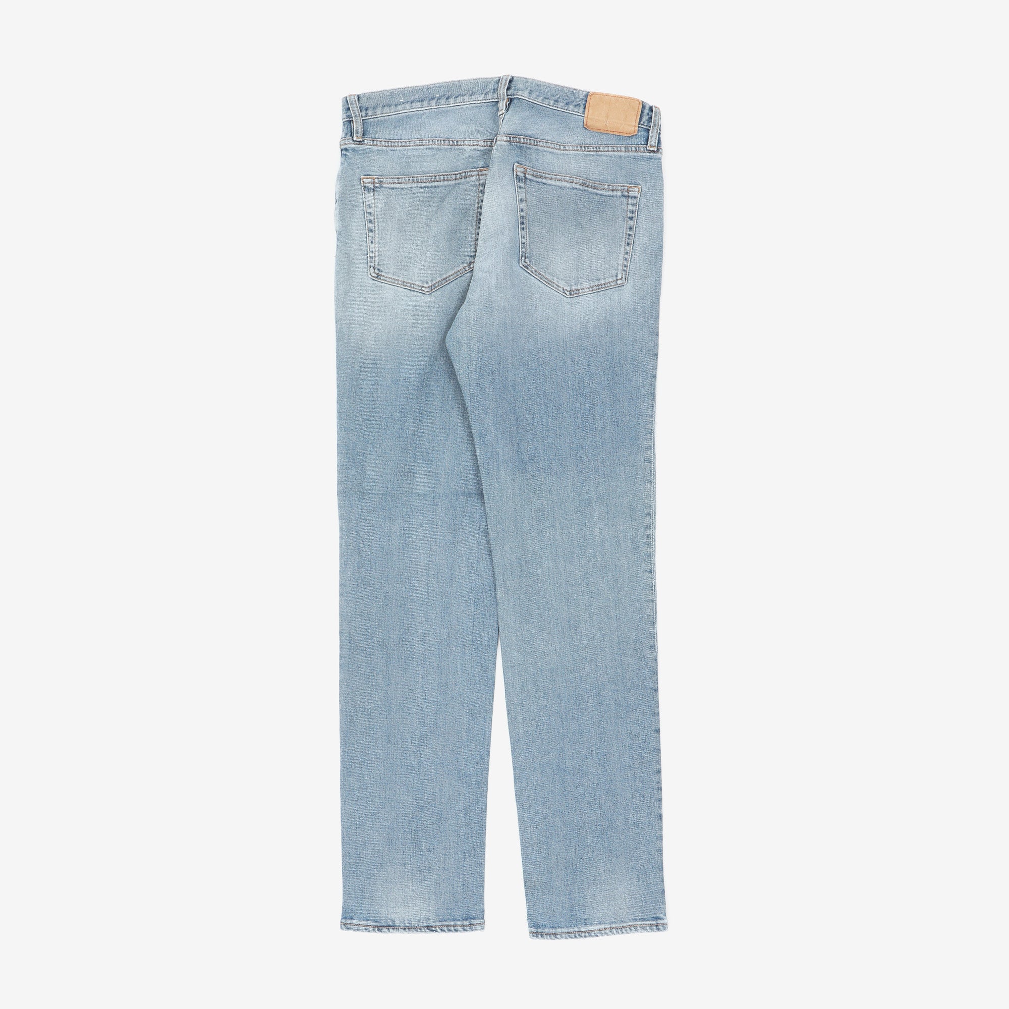 Cotton-Blend Tapered-Leg Denim