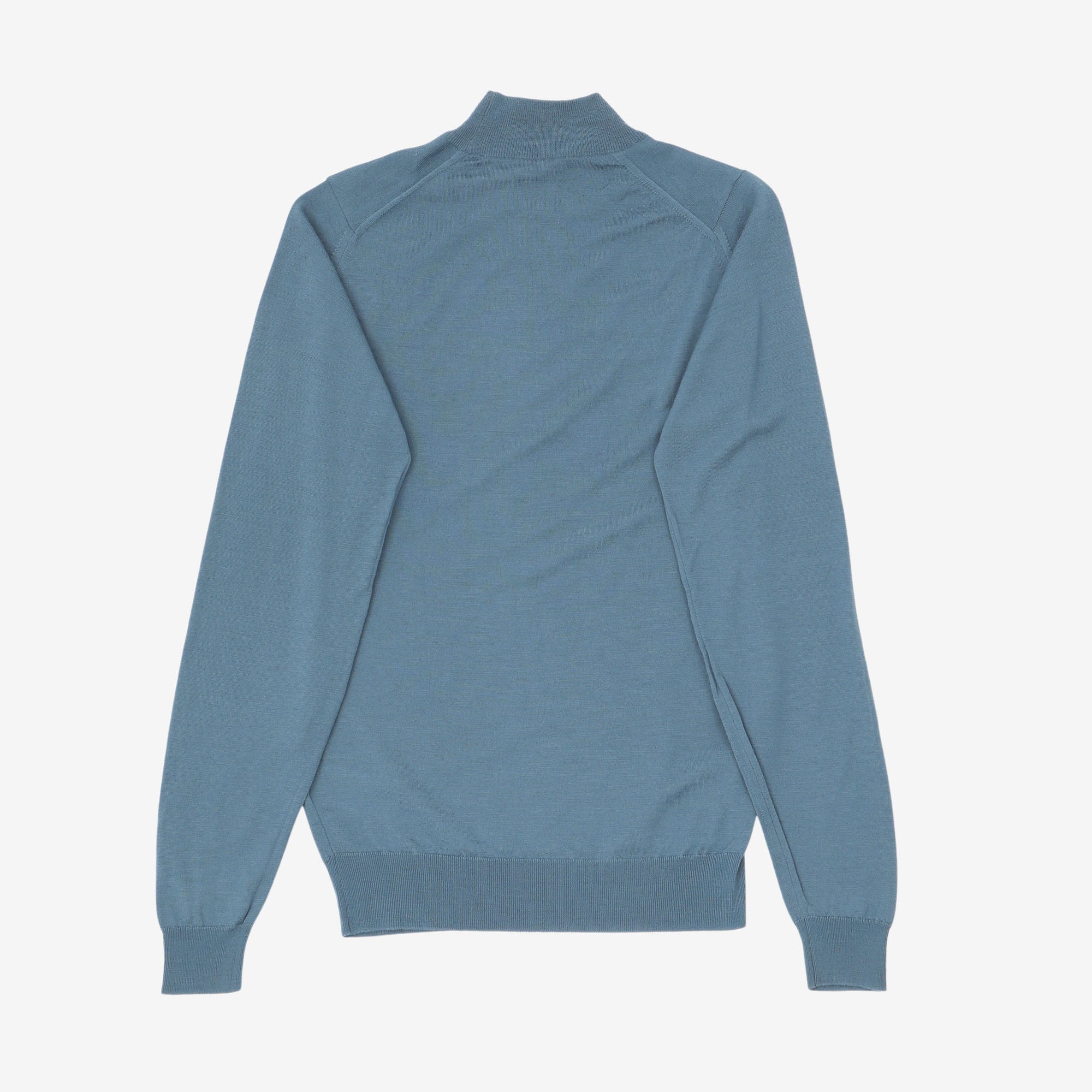 Mock Neck Wool Sweater
