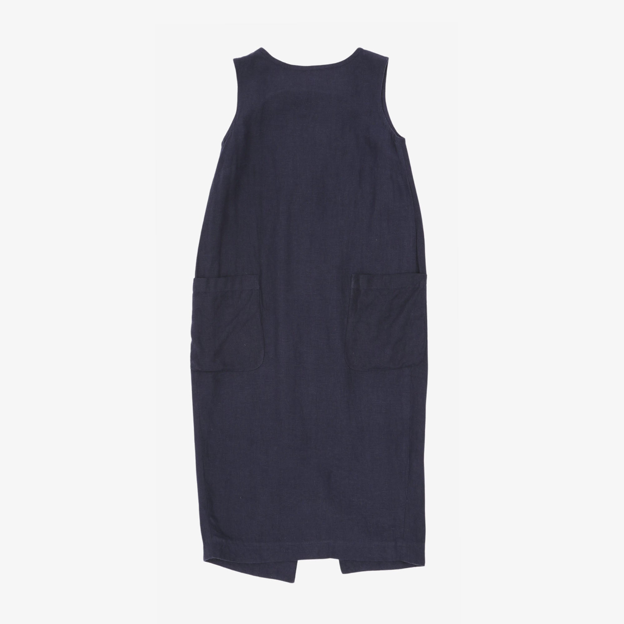 Linen Pinafore Dress