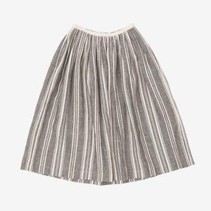 Linen Striped Skirt