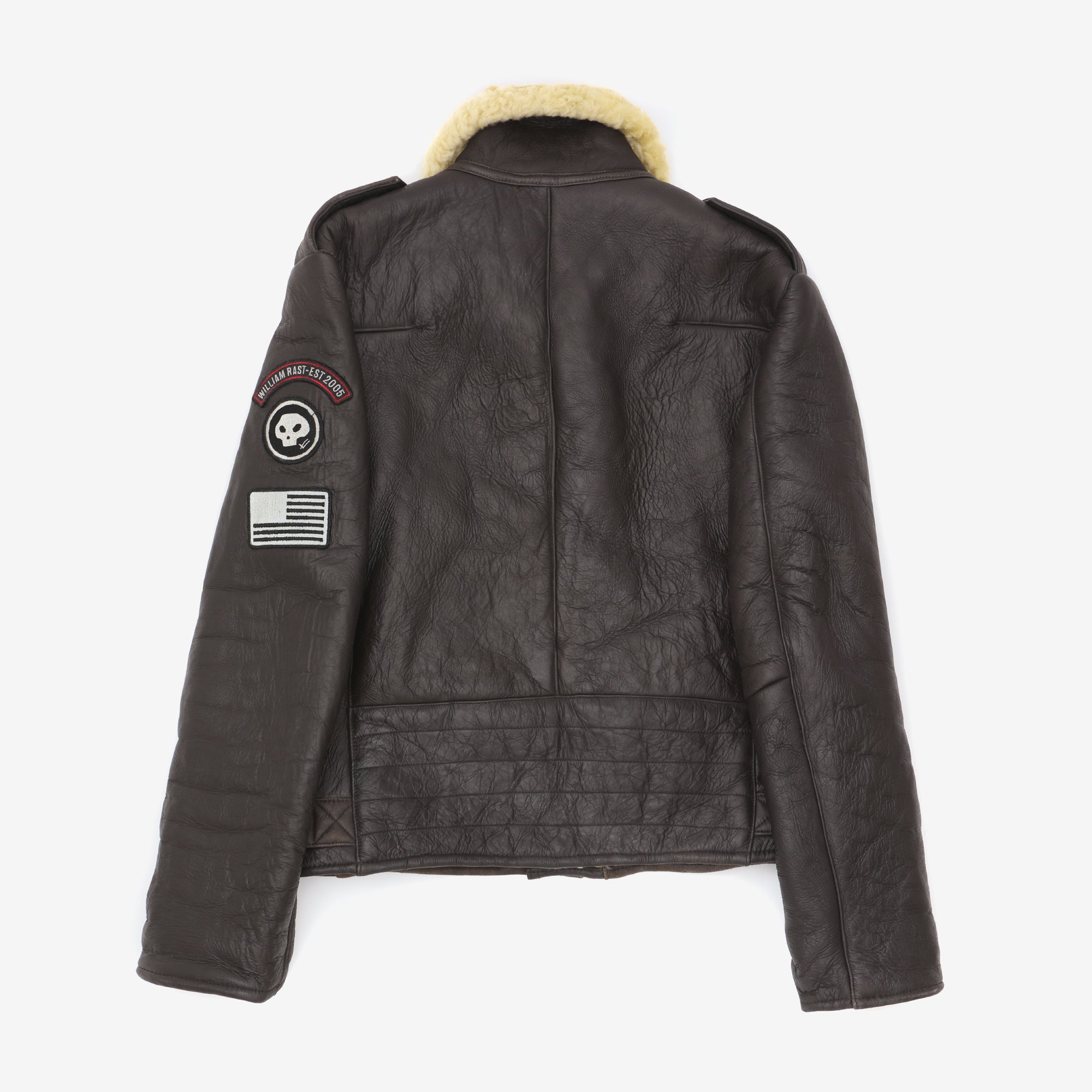 Sheepskin Biker Jacket