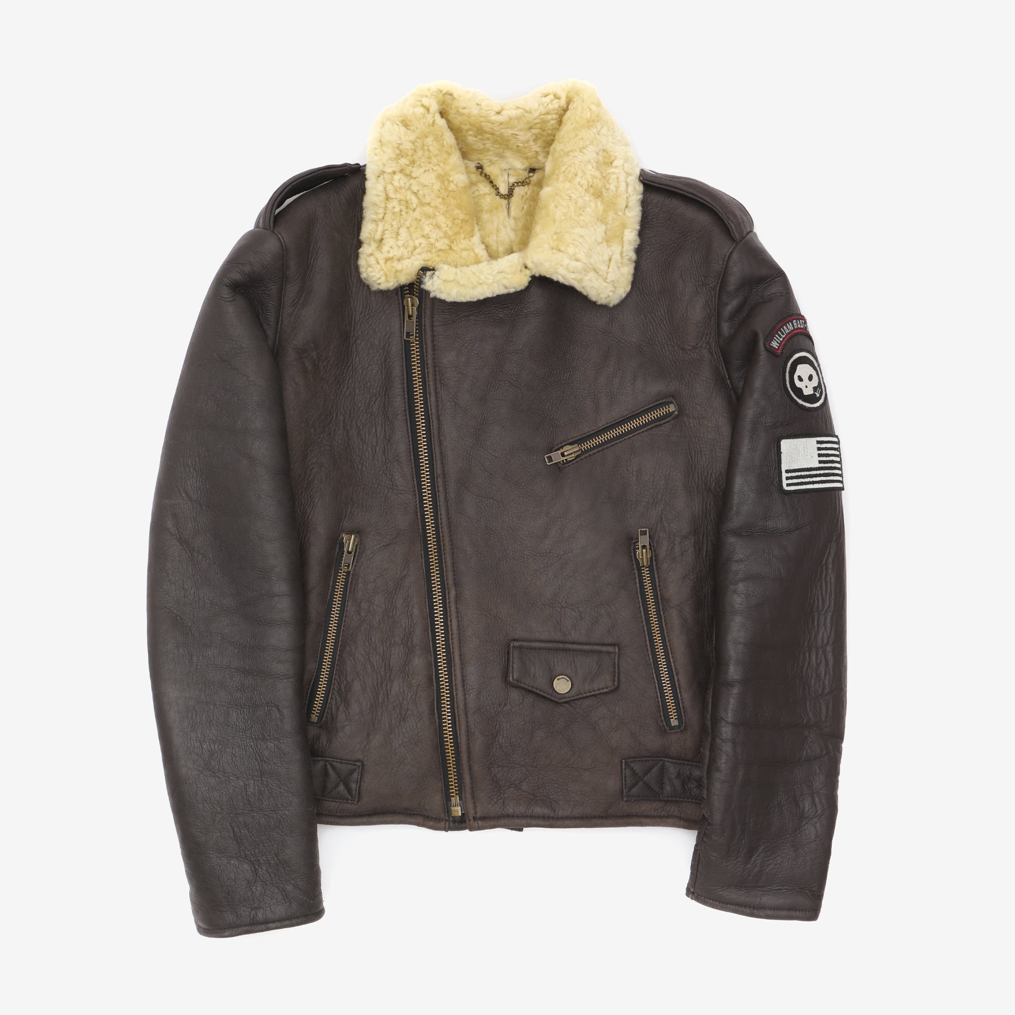 Sheepskin Biker Jacket