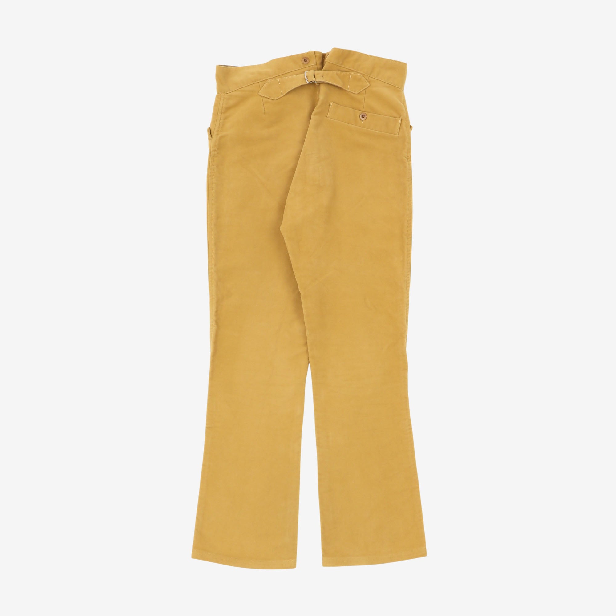 Moleskin Cinch Back Trousers