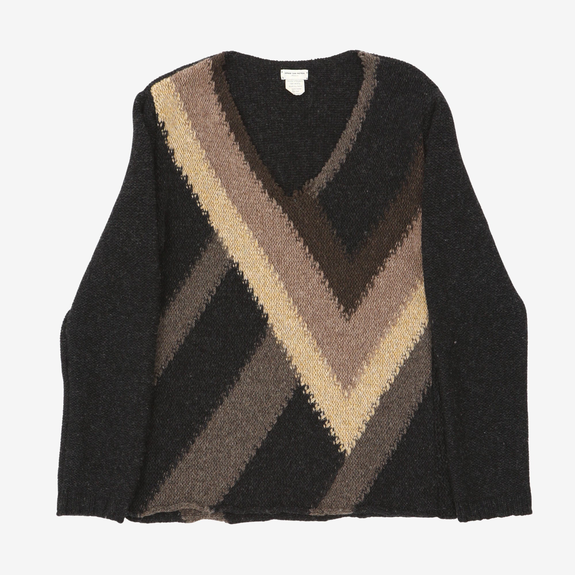 V Neck Wool Sweater