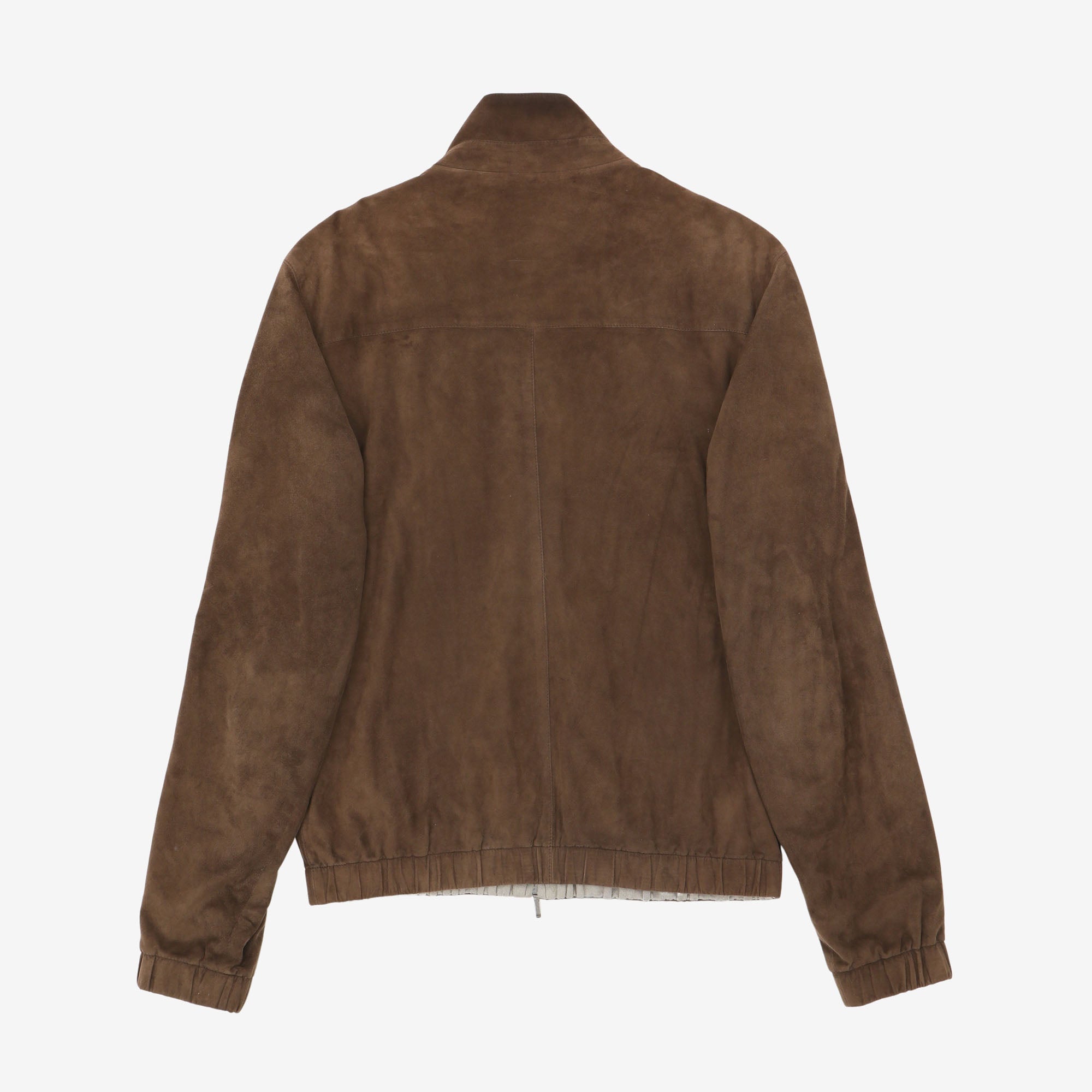 Suede Bomber Jacket