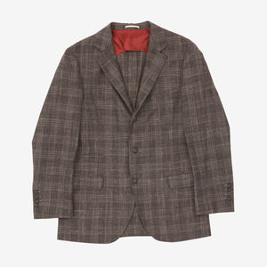 Wool Check Blazer