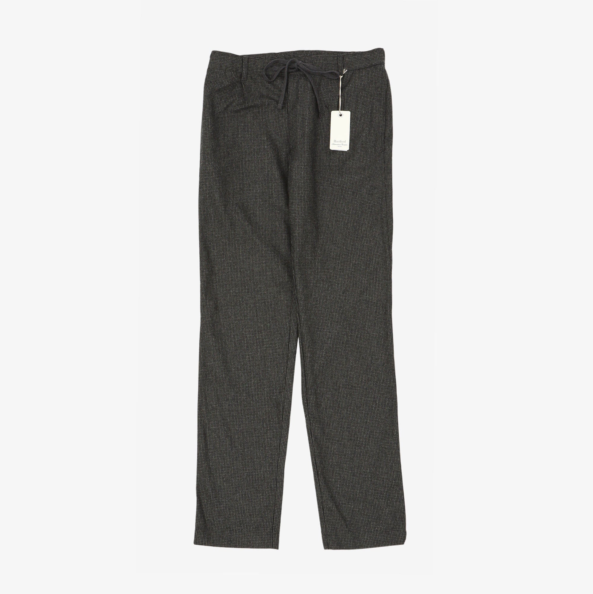 Houndstooth Wool Tanker Pants