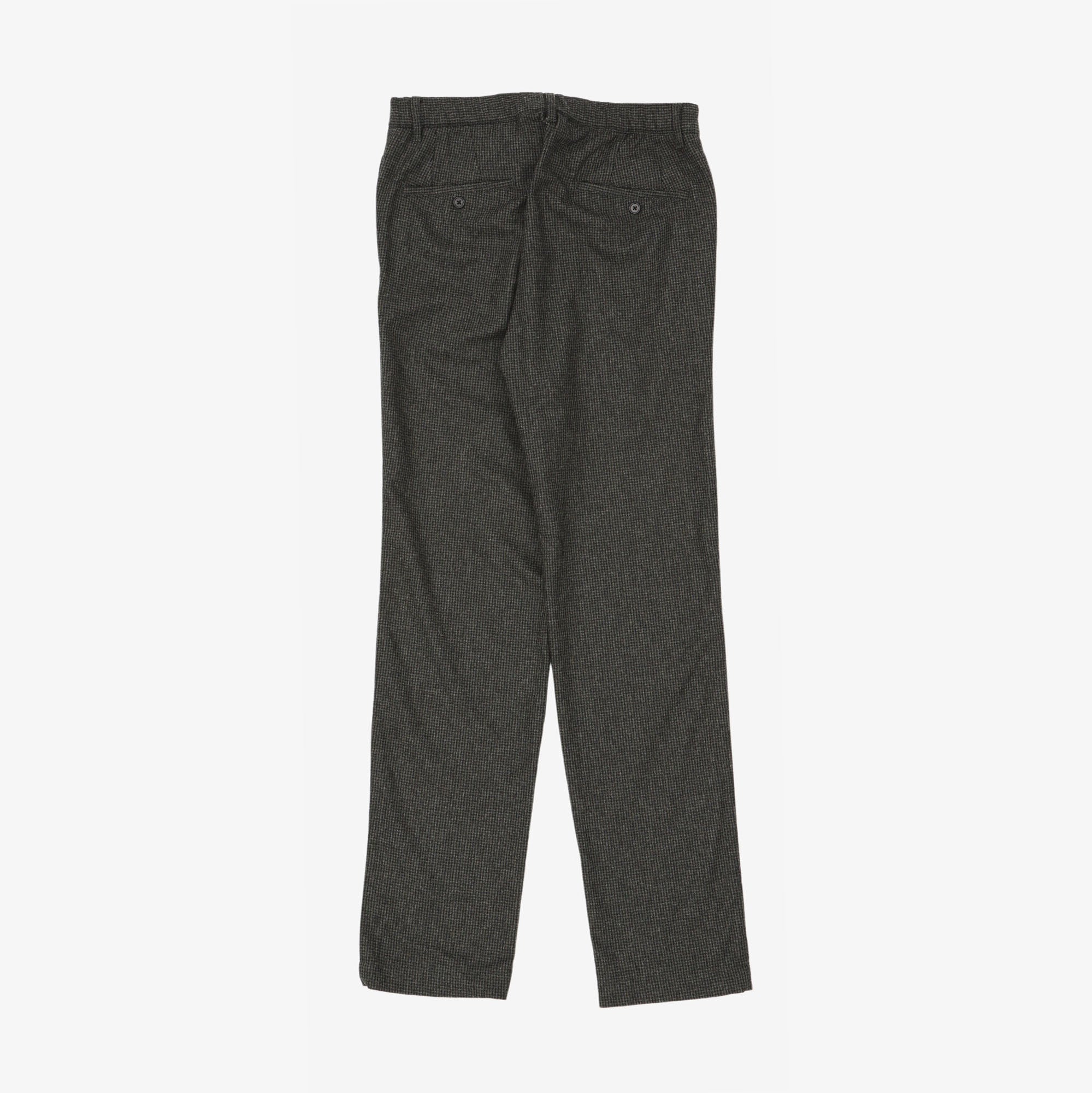Houndstooth Wool Tanker Pants