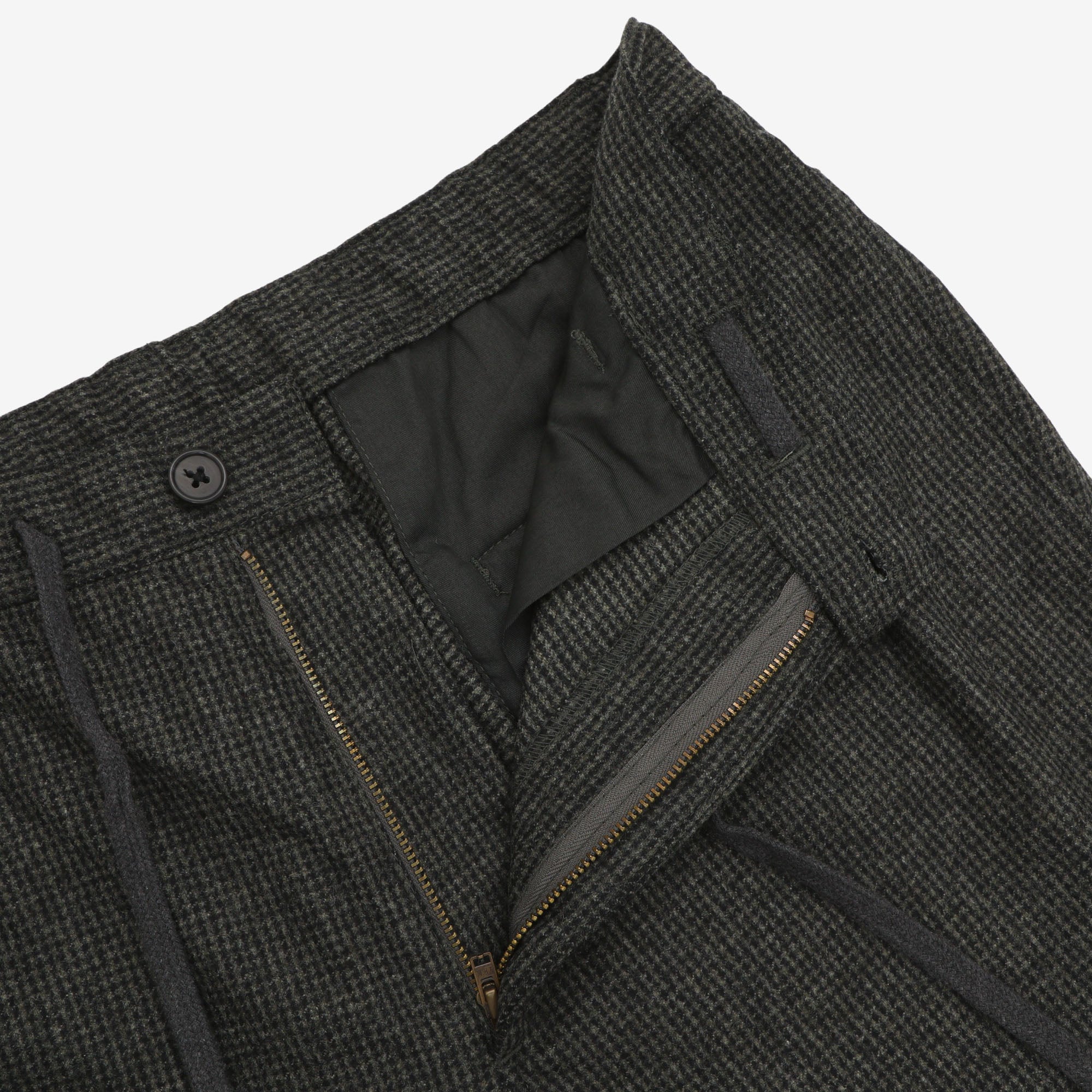 Houndstooth Wool Tanker Pants