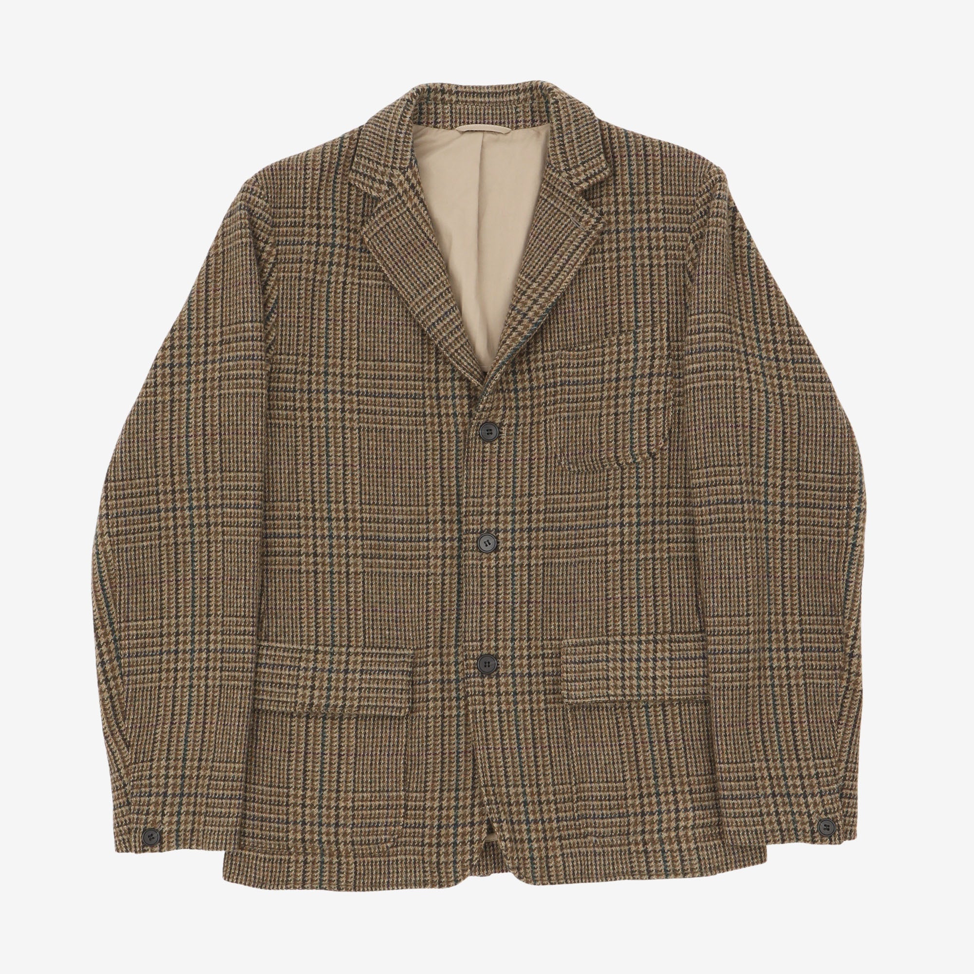 Houndstooth Wool Jess Blazer
